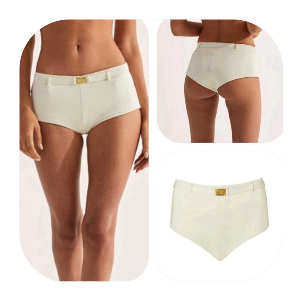 Elegant White Bikini Bottoms